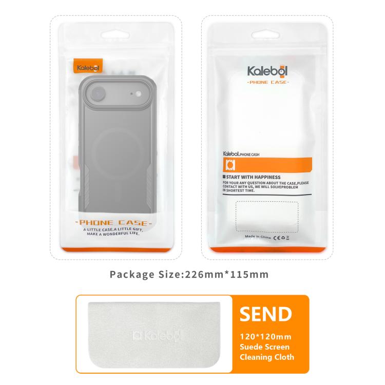 Kalebol 2 in 1 Matte MagSafe Shockproof Phone Case, For iPhone 17 Pro Max, For iPhone 17 Pro, For iPhone 17, For iPhone 17 Air