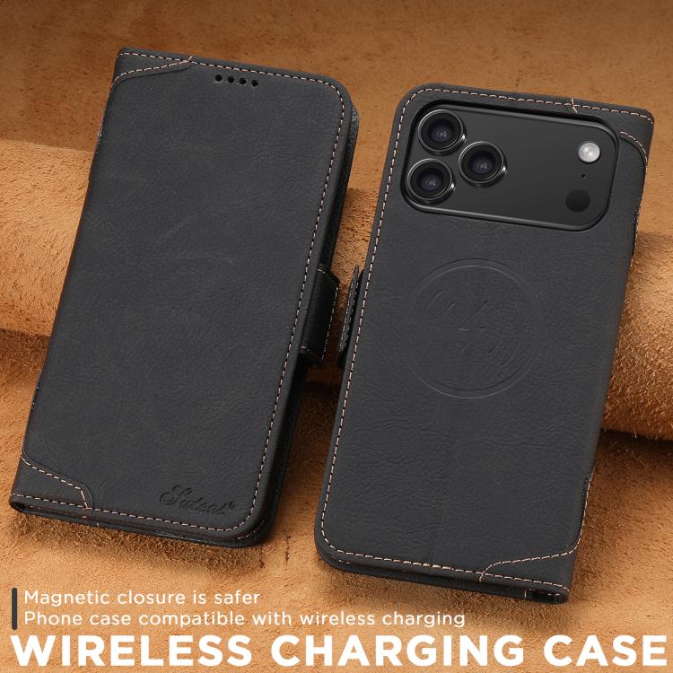 SUTENI J07 Multifunctional Horizontal Flip Magsafe Leather Phone Case, For iPhone 17 Pro Max, For iPhone 17 Pro, For iPhone 17, For iPhone 17 Air