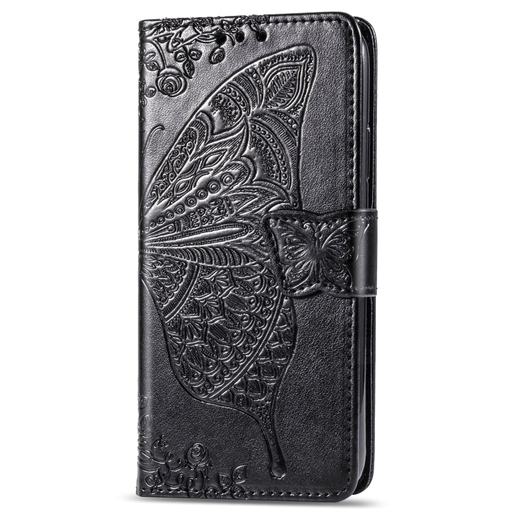 Butterfly Love Flowers Embossing Horizontal Flip Leather Case For iPhone XIR （2019) with Holder & Card Slots & Wallet & Lanyard