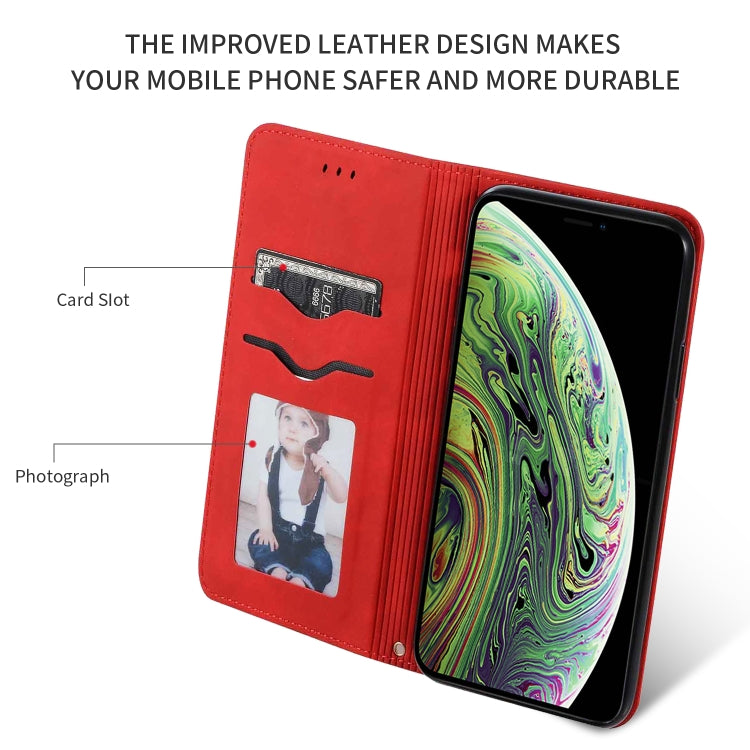Retro Skin Feel Business Magnetic Horizontal Flip Leather Case for iPhone XI 2019, For iPhone 11 Pro