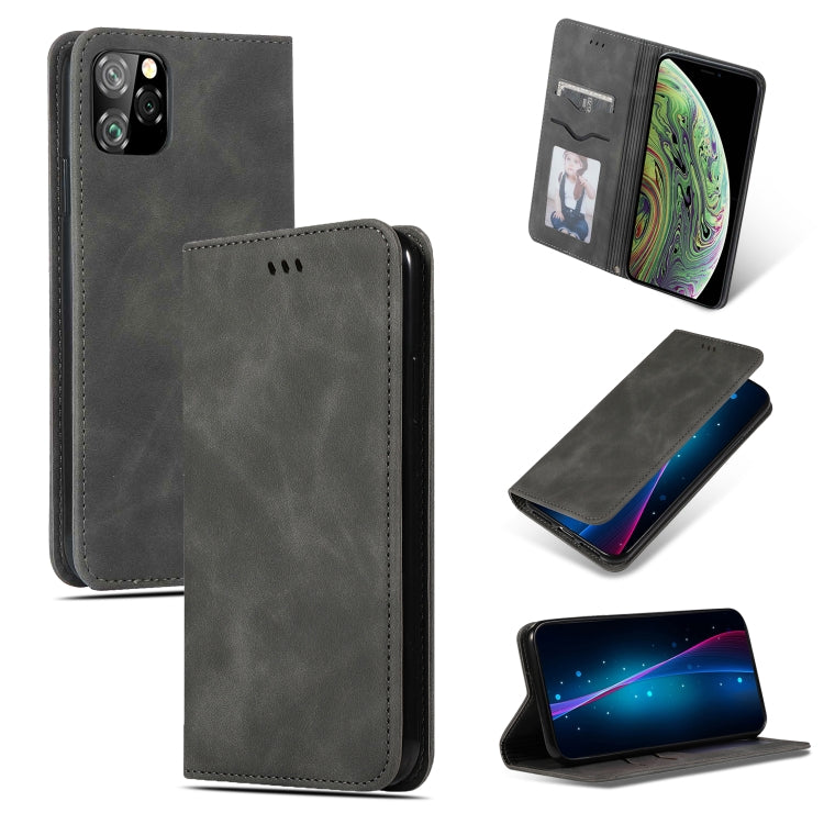 Retro Skin Feel Business Magnetic Horizontal Flip Leather Case for iPhone XI 2019, For iPhone 11 Pro