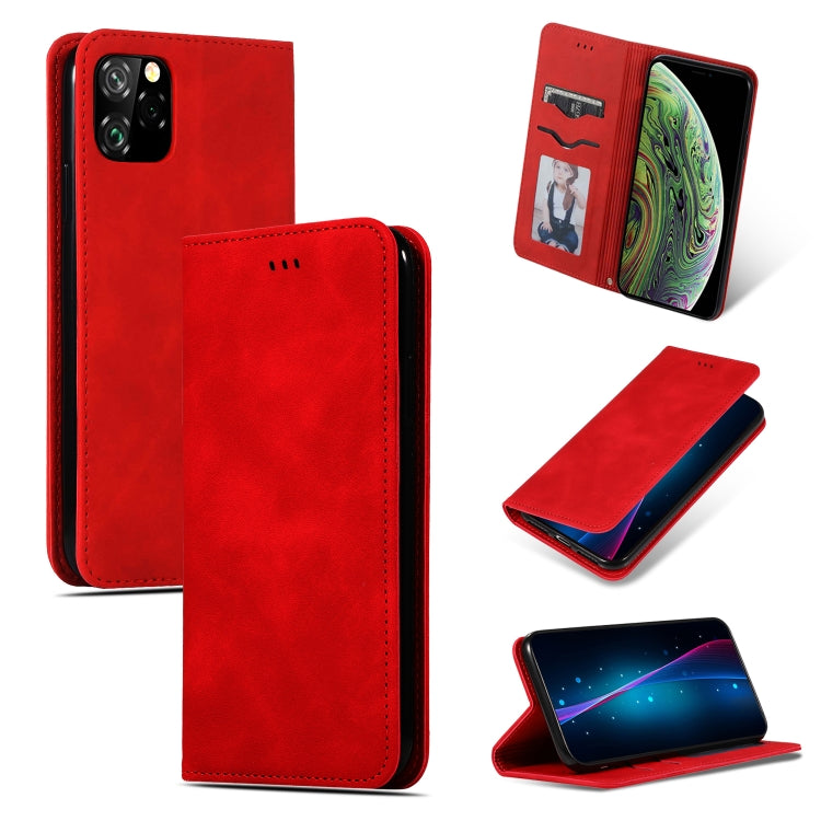 Retro Skin Feel Business Magnetic Horizontal Flip Leather Case for iPhone XI MAX 2019, For iPhone 11 Pro Max