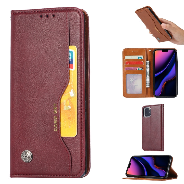 Knead Skin Texture Horizontal Flip Leather Case for iPhone XI 2019 , with Photo Frame & Holder & Card Slots & Wallet, For iPhone 11 Pro