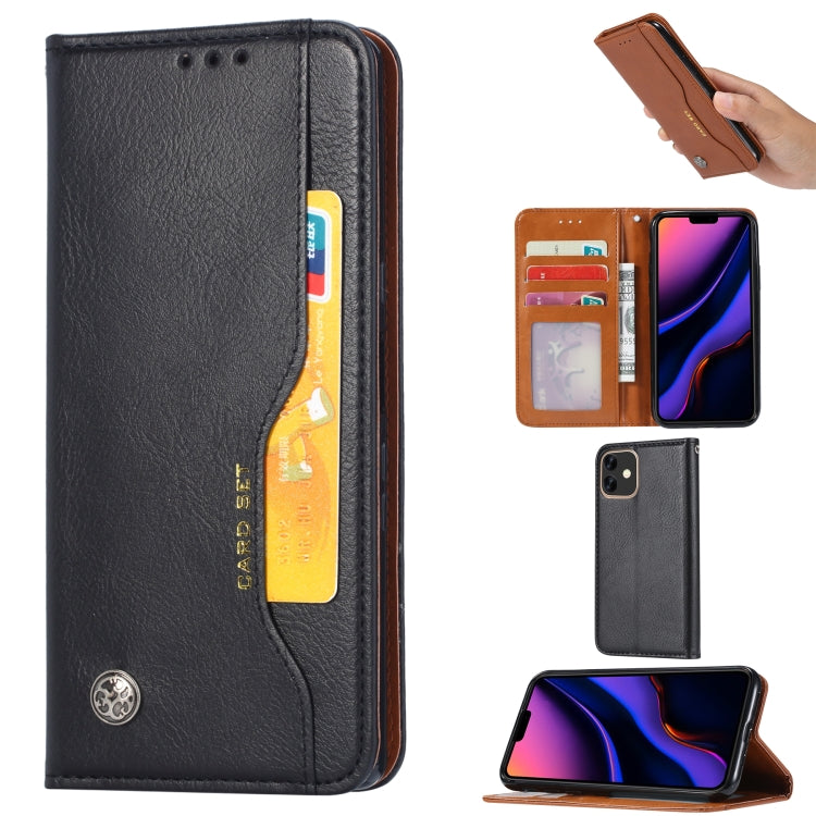 Knead Skin Texture Horizontal Flip Leather Case for iPhone XIR 2019 , with Photo Frame & Holder & Card Slots & Wallet, For iPhone 11