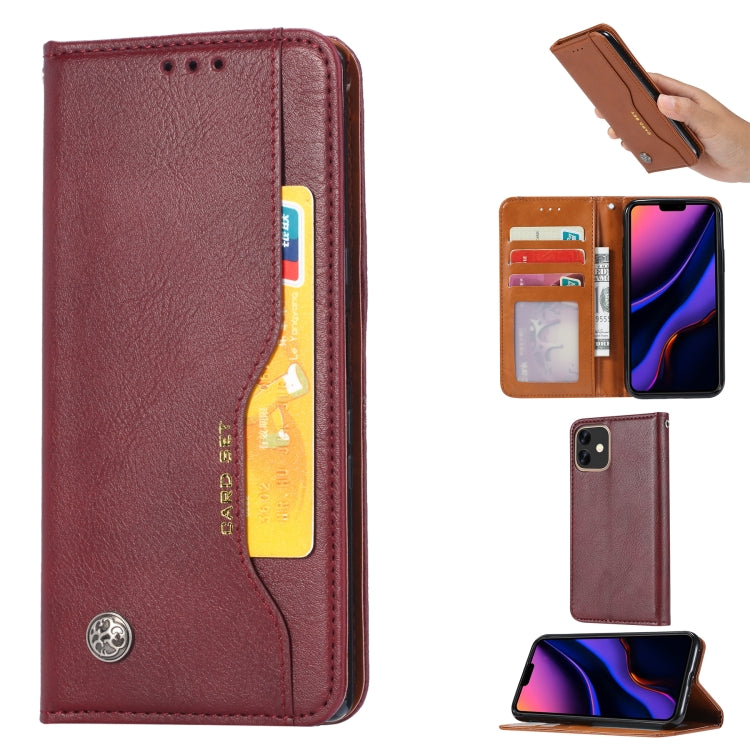 Knead Skin Texture Horizontal Flip Leather Case for iPhone XIR 2019 , with Photo Frame & Holder & Card Slots & Wallet, For iPhone 11