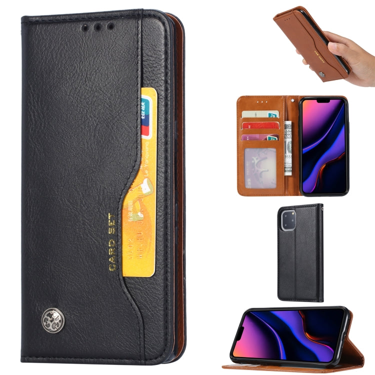 Knead Skin Texture Horizontal Flip Leather Case for iPhone XI Max 2019 , with Photo Frame & Holder & Card Slots & Wallet, For iPhone 11 Pro Max