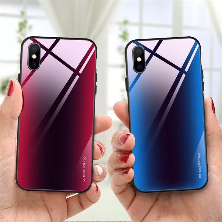 Mocolo Gradient Color Glass Phone Case for, For iPhone X/ XS
