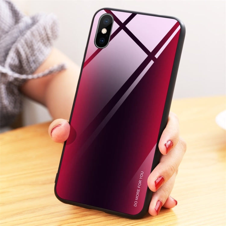 Mocolo Gradient Color Glass Phone Case for, For iPhone X/ XS