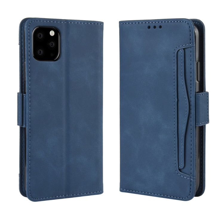 Wallet Style Skin Feel Calf Pattern Leather Case For iPhone XIR 2019 ,with Separate Card Slot, For iPhone 11