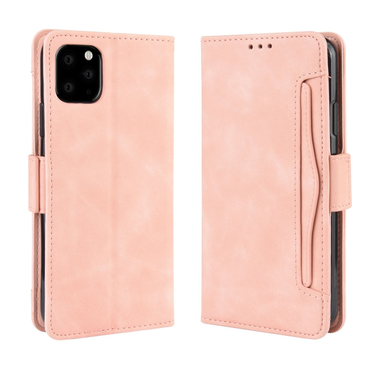 Wallet Style Skin Feel Calf Pattern Leather Case For iPhone XIR 2019 ,with Separate Card Slot, For iPhone 11
