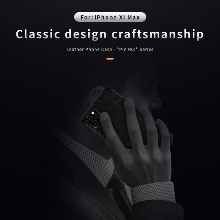 PINWUYO Pin Rui Series Classical Leather, PC + TPU + PU Leather Waterproof And Anti-fall All-inclusive Protective Shell for