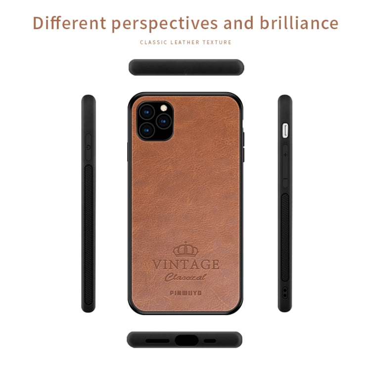 PINWUYO Pin Rui Series Classical Leather, PC + TPU + PU Leather Waterproof And Anti-fall All-inclusive Protective Shell for