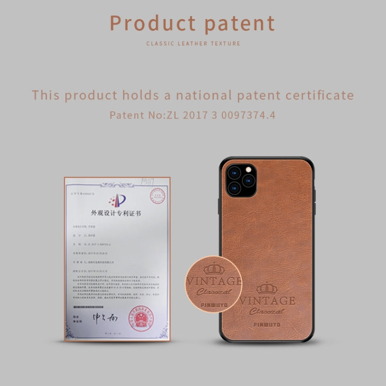 PINWUYO Pin Rui Series Classical Leather, PC + TPU + PU Leather Waterproof And Anti-fall All-inclusive Protective Shell for