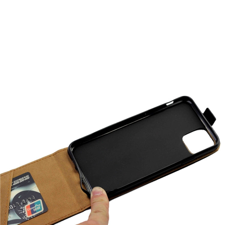 Business Style Vertical Flip TPU Leather Case  with Card Slot, For iPhone11