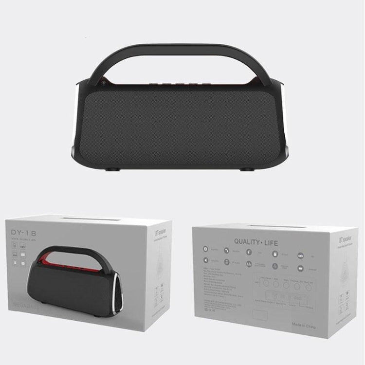 DY18 Wireless Bluetooth Speaker Portable Wireless Speaker Sound System, Support Bluetooth & AUX & TF & Radio