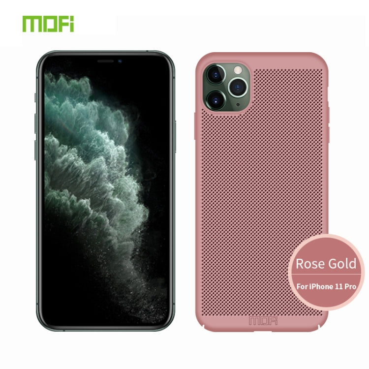 MOFI Breathable PC Ultra-thin All-inclusive Protective Case, For iPhone 11 Pro, For iPhone 11 Pro Max