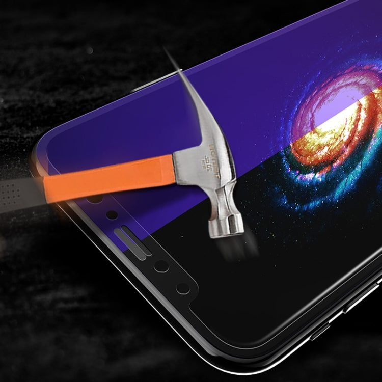 2pcs mocolo 0.33mm 9H 2.5D Full Glue Anti Blue-ray Tempered Glass Film, For iPhone 11 / XR, For iPhone 11 Pro / XS / X, For iPhone 11 Pro Max / XS Max