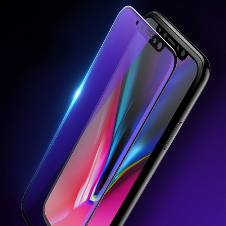 2pcs mocolo 0.33mm 9H 2.5D Full Glue Anti Blue-ray Tempered Glass Film, For iPhone 11 / XR, For iPhone 11 Pro / XS / X, For iPhone 11 Pro Max / XS Max