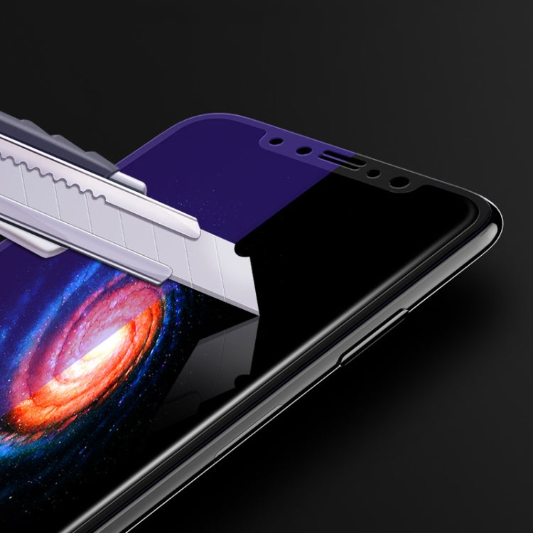 mocolo 0.33mm 9H 2.5D Full Glue Anti Blue-ray Tempered Glass Film, For iPhone 11 / XR, For iPhone 11 Pro / XS / X, For iPhone 11 Pro Max / XS Max