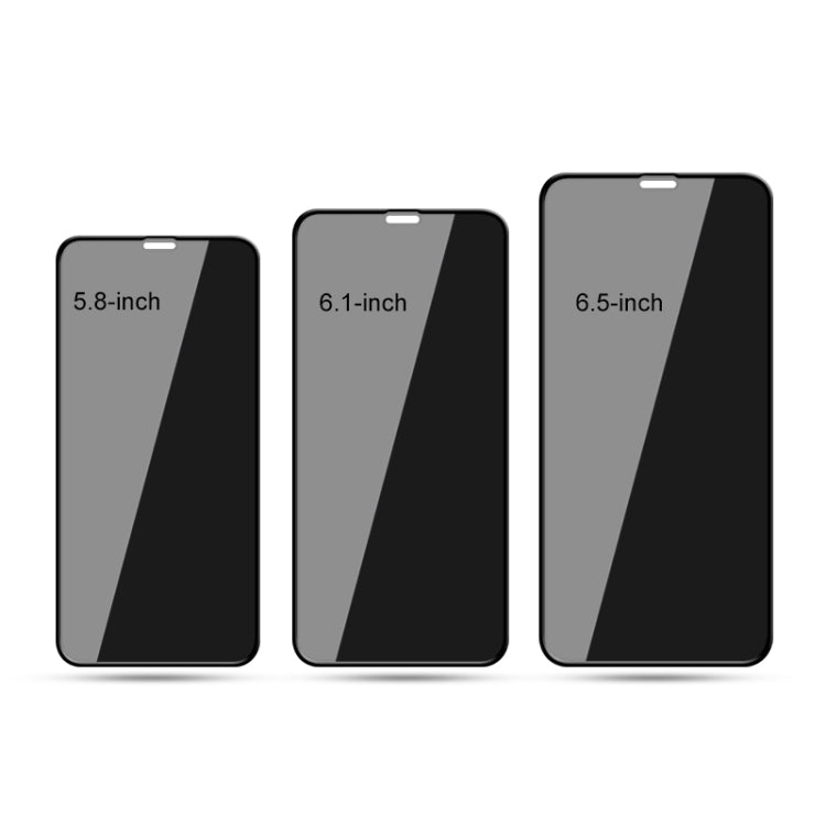 mocolo 0.33mm 9H 2.5D Full Glue Privacy Anti-glare Tempered Glass Film, For iPhone 11 Pro Max / XS Max