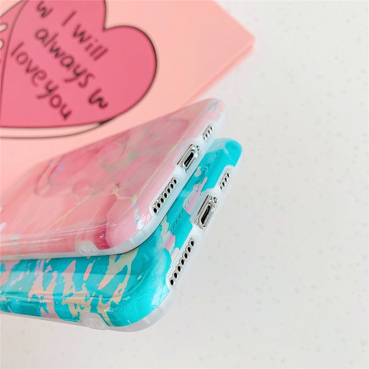 For iPhone 11 Pro  TPU Glossy laser Marble IMD Colorful Mobile Phone Case, For iPhone 11 Pro