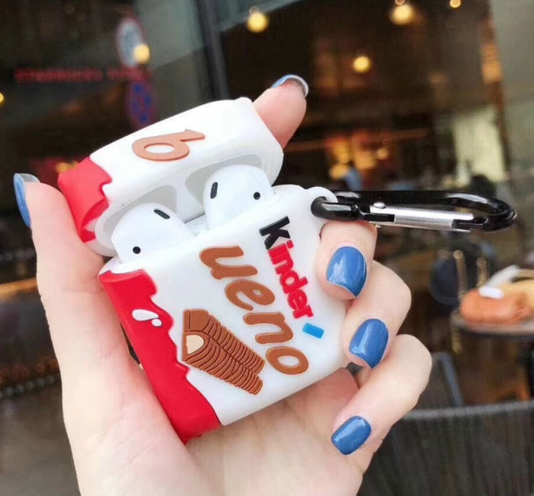 Étui de protection universel pour écouteurs Bluetooth sans fil Apple AirPods 1/2 génération Kinder Chocolate
