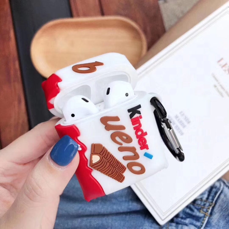 Étui de protection universel pour écouteurs Bluetooth sans fil Apple AirPods 1/2 génération Kinder Chocolate