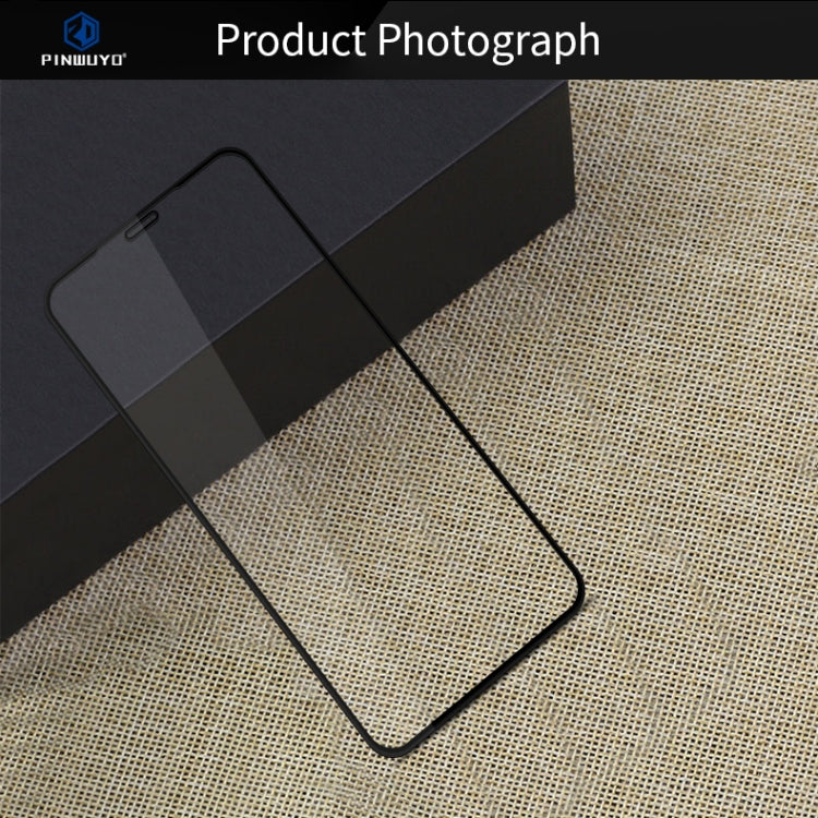 PINWUYO 9H 3D Curved Tempered Glass Film, For iPhone 11 Pro, For iPhone 11 Pro Max, For iPhone 11