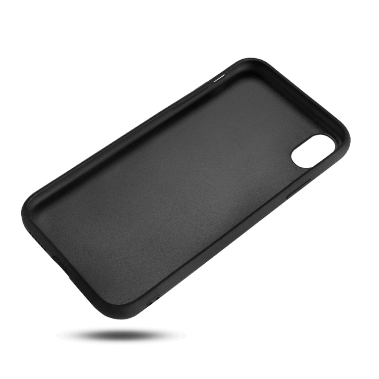 For iPhone XR Litchi Pattern Leather Anti-falling TPU Mobile Phone Shell Protective Case, For iPhone XR