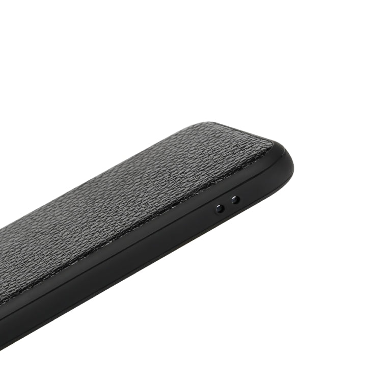 For iPhone X  Litchi Pattern Leather Anti-falling TPU Mobile Phone Shell Protective Case, For iPhone X