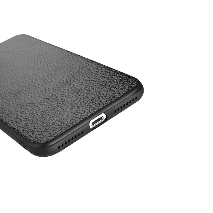 For iPhone 8 Plus / 7 Plus Max Litchi Pattern Leather Anti-falling TPU Mobile Phone Shell Protective Case, For iPhone 8 Plus