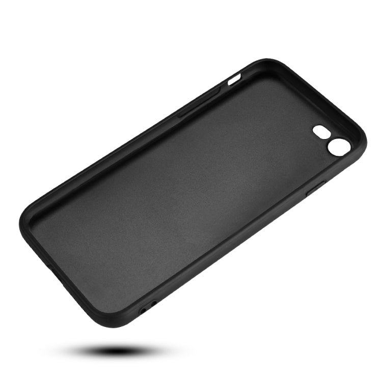 For iPhone 8 / 7   Litchi Pattern Leather Anti-falling TPU Mobile Phone Shell Protective Case, For iPhone 8