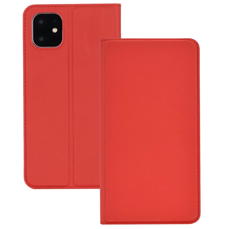 For iPhone 11 Pro  Ultra-thin Voltage Plain Magnetic Suction Card Is Suitable TPU+PU Mobile Phone Jacket with Chuck and Bracket., For iPhone 11 Pro