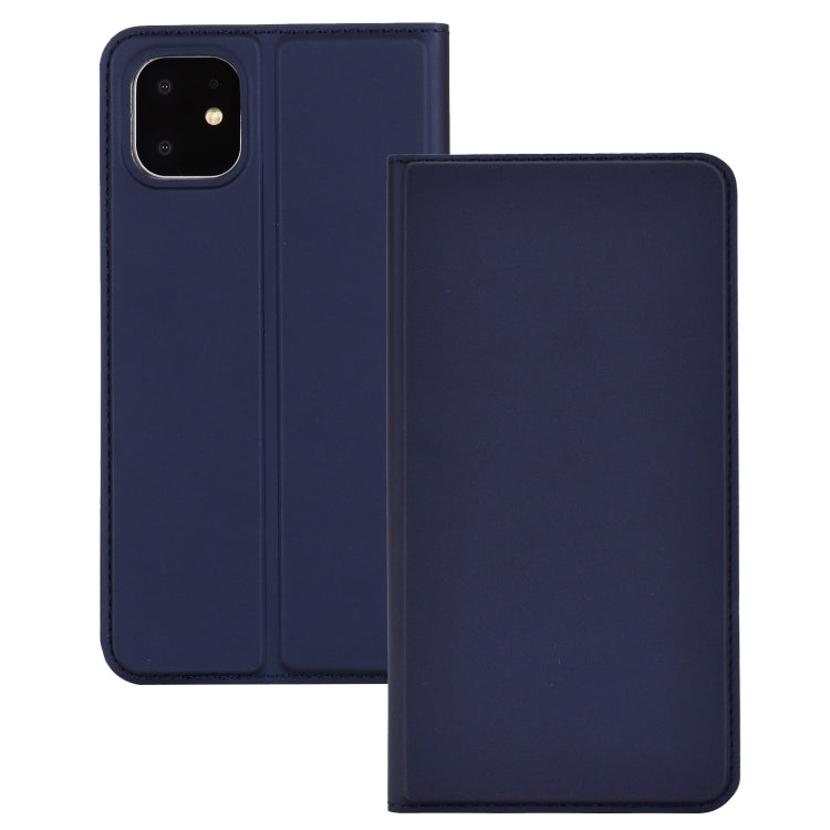 For iPhone 11 Pro  Ultra-thin Voltage Plain Magnetic Suction Card Is Suitable TPU+PU Mobile Phone Jacket with Chuck and Bracket., For iPhone 11 Pro