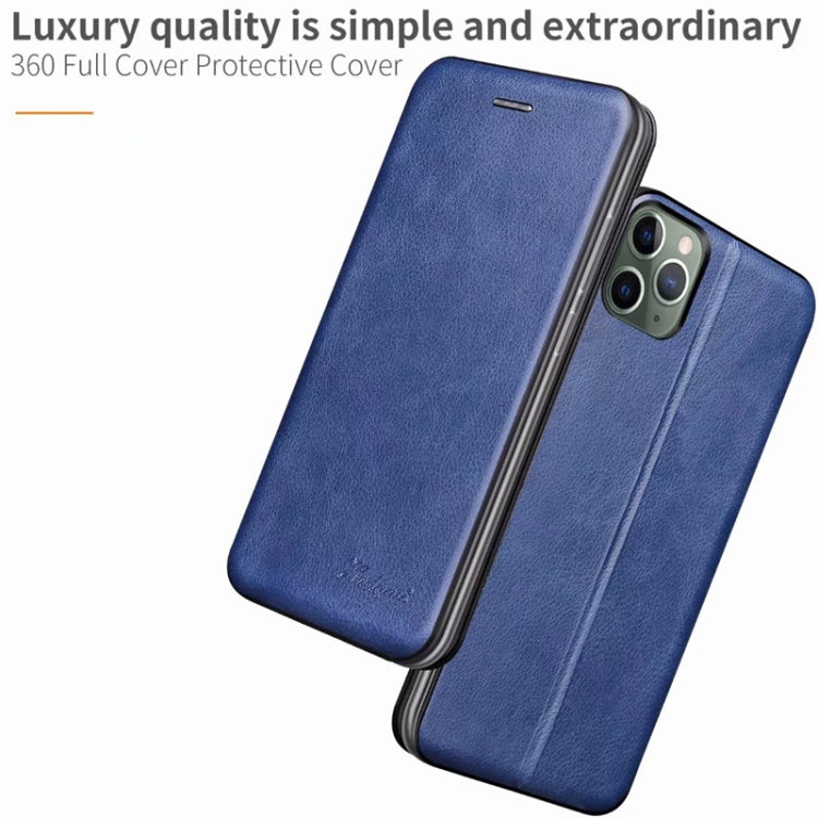 For iPhone 11 TPU+PU Integrated Voltage Magnetic Card Holder Retro Leather Case, For iPhone 11