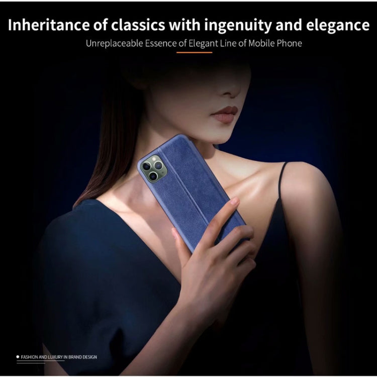 For iPhone 11 TPU+PU Integrated Voltage Magnetic Card Holder Retro Leather Case, For iPhone 11