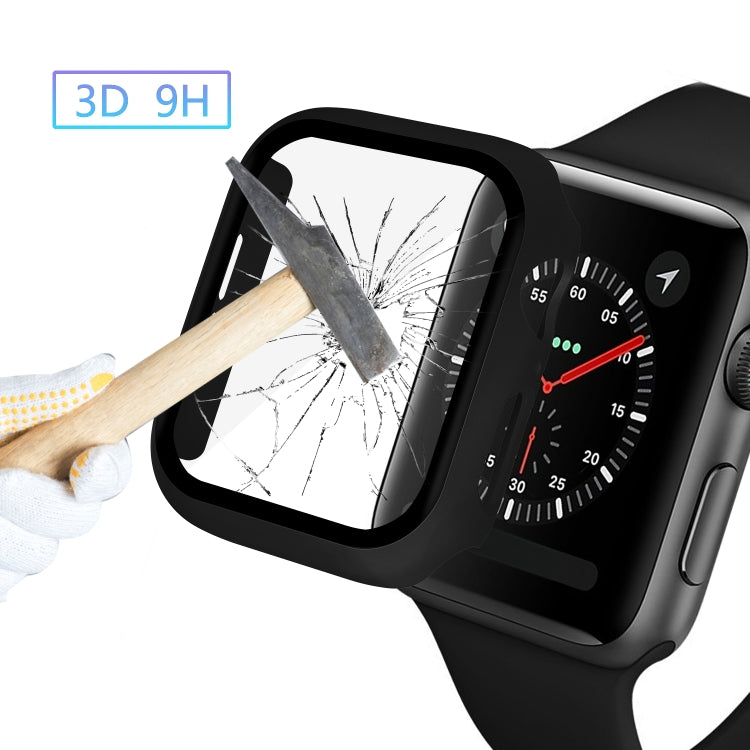 ENKAY Hat-prince Full Coverage PC Case + Tempered Glass Protector for Apple Watch Series 5 / 4 40mm