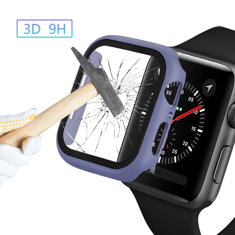 ENKAY Hat-prince Full Coverage PC Case + Tempered Glass Protector for Apple Watch Series 5 / 4 40mm