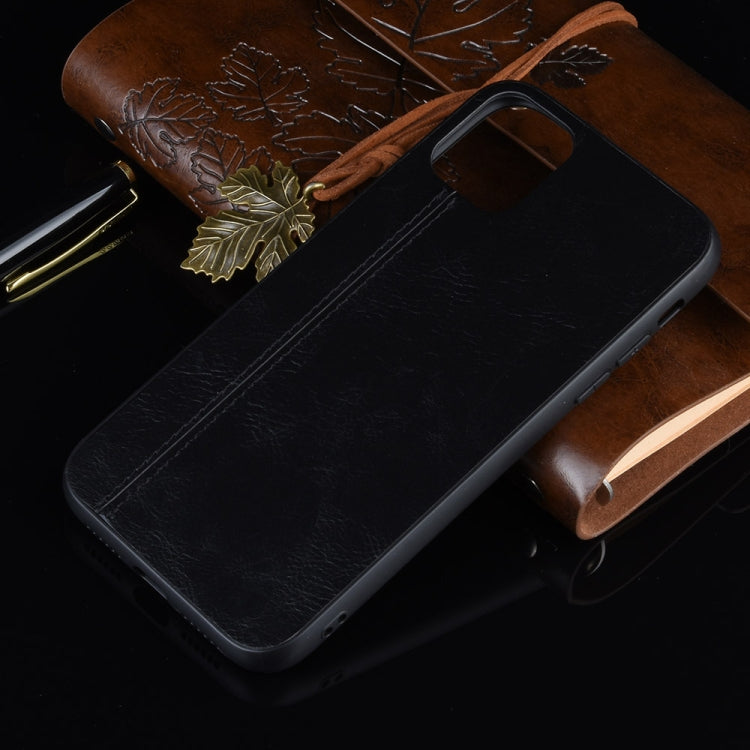 For iPhone 11 Pro Max Shockproof Sewing Cow Pattern Skin PC + PU + TPU Case, For iPhone 11 Pro Max