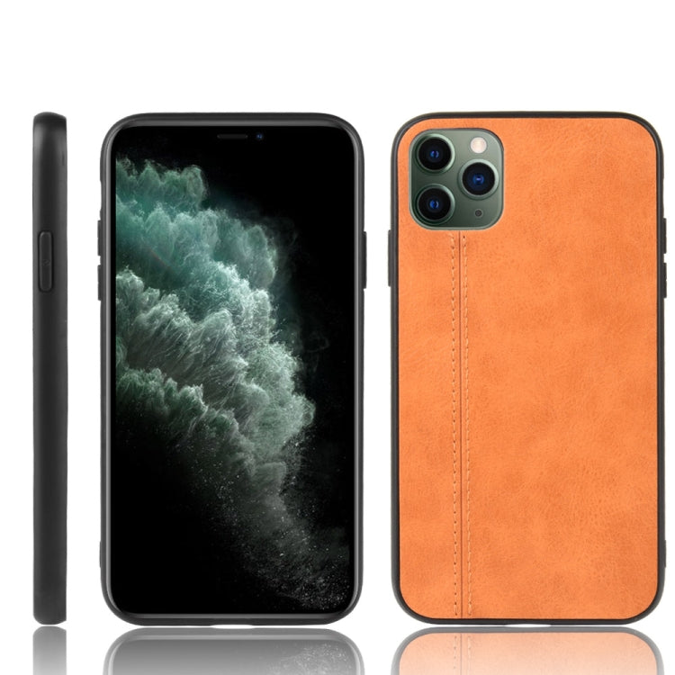 For iPhone 11 Pro Max Shockproof Sewing Cow Pattern Skin PC + PU + TPU Case, For iPhone 11 Pro Max