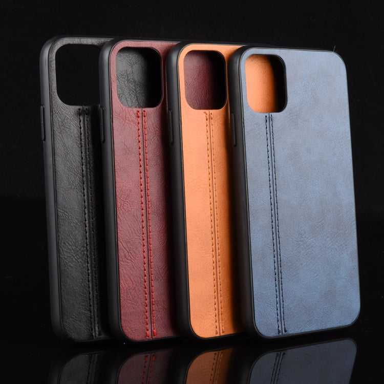 For iPhone 11 Pro Shockproof Sewing Cow Pattern Skin PC + PU + TPU Case, For iPhone 11 Pro