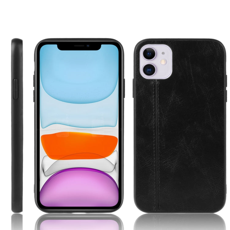 For iPhone 11 Shockproof Sewing Cow Pattern Skin PC + PU + TPU Case, For iPhone 11