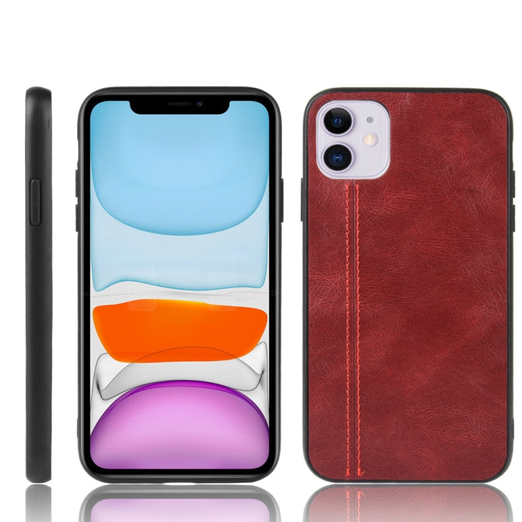 For iPhone 11 Shockproof Sewing Cow Pattern Skin PC + PU + TPU Case, For iPhone 11