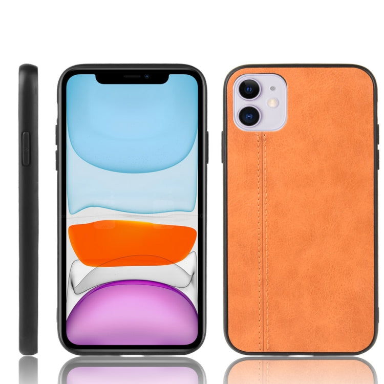 For iPhone 11 Shockproof Sewing Cow Pattern Skin PC + PU + TPU Case, For iPhone 11