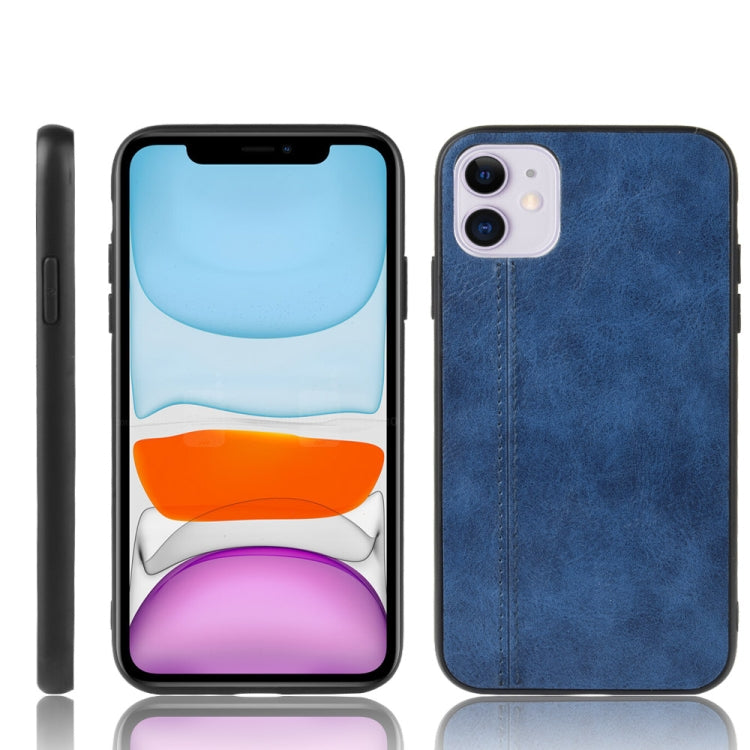 For iPhone 11 Shockproof Sewing Cow Pattern Skin PC + PU + TPU Case, For iPhone 11