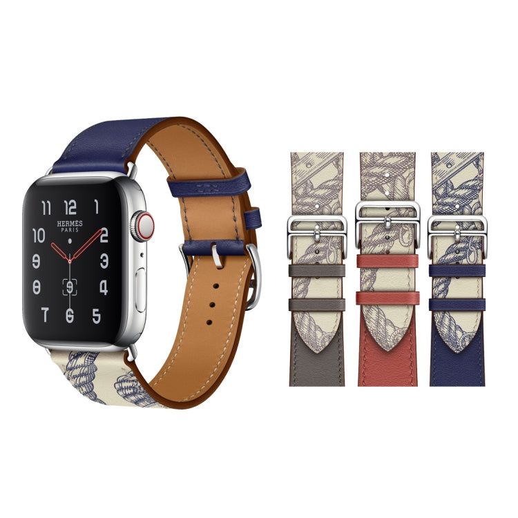 For Apple Watch 3 / 2 / 1 Generation 42mm Universal Silk Screen Psingle-ring Watchband