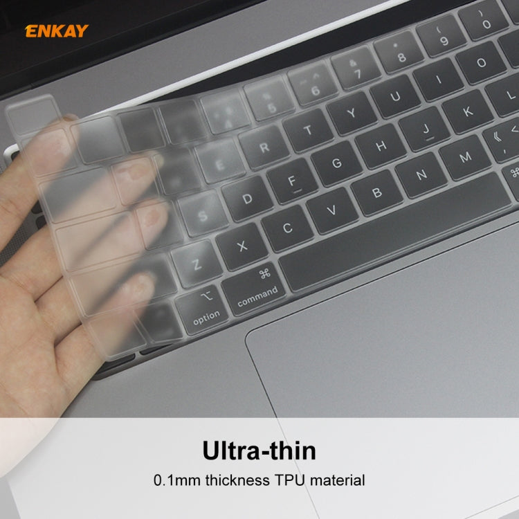 Protection clavier souple ENKAY pour MacBook Pro 16 pouces (A2141) en TPU, version américaine