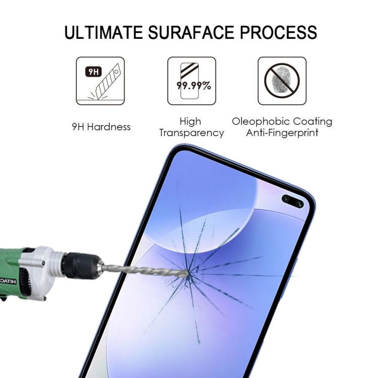 10PCS For Xiaomi Redmi K30  mocolo 0.33mm 9H 2.5D Full Glue Tempered Glass Film
