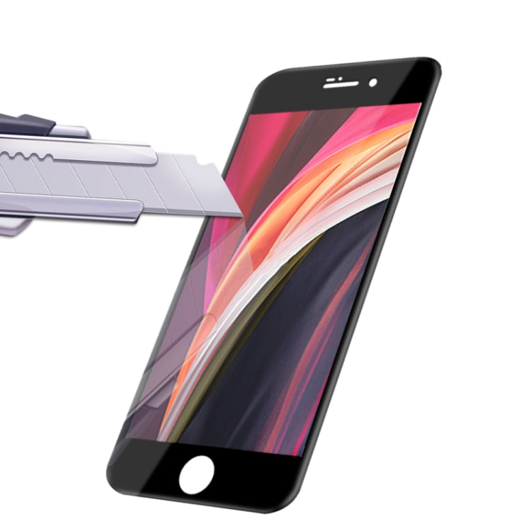 For iPhone SE 2020 mocolo 0.33mm 9H 3D Full Glue Curved Full Screen Tempered Glass Film