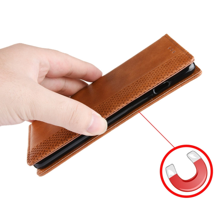 For iPhone SE (2020) Magnetic Buckle Retro Crazy Horse Texture Horizontal Flip Leather Case  , with Holder & Card Slots & Photo Frame, For iPhone SE 2022 / SE 2020